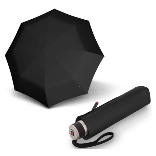 Парасоля Knirps Chrome Matt Manual Black механічна, складана (Kn95-8041-1000)