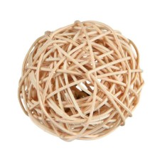 Іграшка для гризунів Trixie М'яч з ротангу з дзвіночком 4 см (4047974618226)