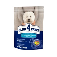 Сухий корм для собак Club 4 Paws Преміум. Для дрібних порід - ягня і рис 900 г (4820083909597)