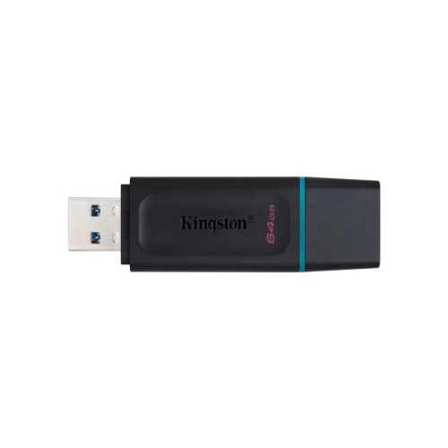 USB флеш накопичувач Kingston 2x64GB DT Exodia Black+Blue USB 3.2 (в Блістері 2шт) (DTX/64GB-2P)
