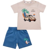 Набір дитячого одягу Breeze з машинкою (21723-92B-beige)