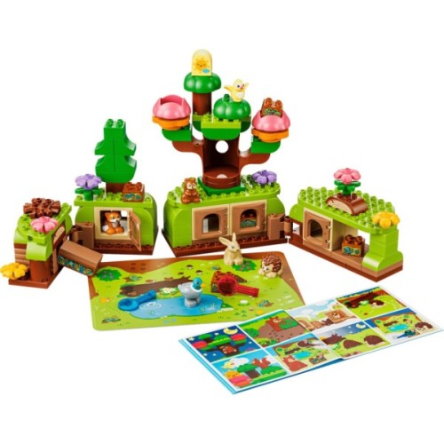 Конструктор LEGO DUPLO Ліс відкриттів із дикими тваринами (10480)