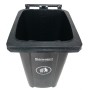 Контейнер для сміття Домівка 120L-B Темно-сірий 120 л (000033129)