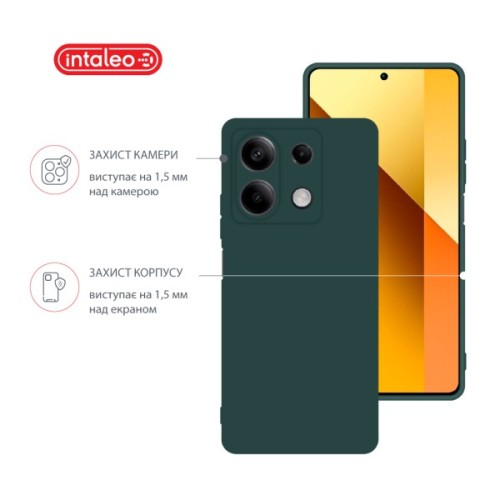 Чохол до мобільного телефона Intaleo Silicone Xiaomi Redmi Note 13 5G Dark Green (1283126601118)