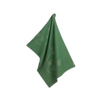 Рушник Kela кухонний Cora, 70x50 см, темно-зелений візерунок(12825) (00000027616)