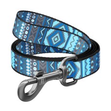 Повідець для собак WAUDOG Nylon "Етно синій" S (4597)