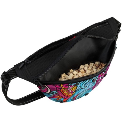 Поясна сумка-бананка для собак WAUDOG Textile "Літо" 33х17х10 см (5693)