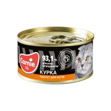Паштет для котів Carnie м'ясний з куркою 100 г (4820255190013)