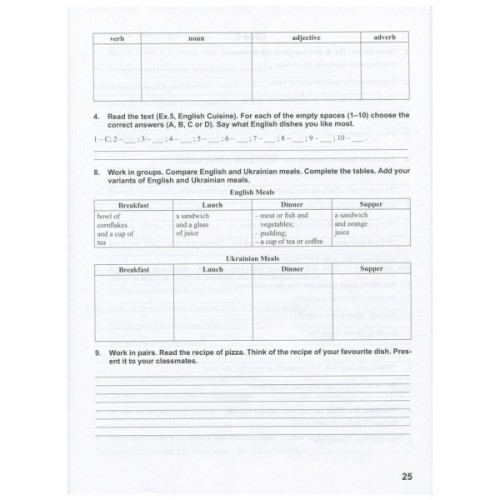 Робочий зошит Англійська мова. 10 клас. До підручника "Англійська мова. Dive into English" - В.М. Буренко Ранок (9786170946782)