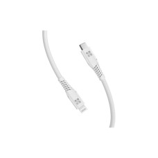Дата кабель USB-C to Lightning 1.2m 20W PD MFi black Promate (powerline-ci120.white)