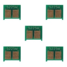 Чип для картриджа HP CLJ CP5220/5225 Yellow BASF (WWMID-71853)