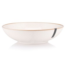 Тарілка Ardesto Apulia, 820мл, 20.8см, кераміка, кремовий (AR2921AC)