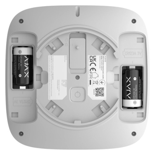 Датчик диму Ajax EN54 FireProtect Heat/Sounder white