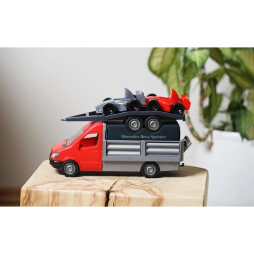 Спецтехніка Tigres Mercedes-Benz Sprinter евакуатор з лафетом (червоний) (39740)