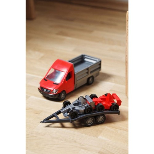 Спецтехніка Tigres Mercedes-Benz Sprinter евакуатор з лафетом (червоний) (39740)