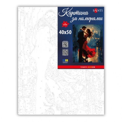 Картина по номерам Santi Танці вночі 40х50 см (955772)