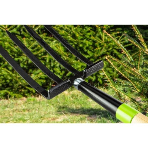 Вила Verto для копання, руків'я дерев'яне D-подібне, 127см (15G041)