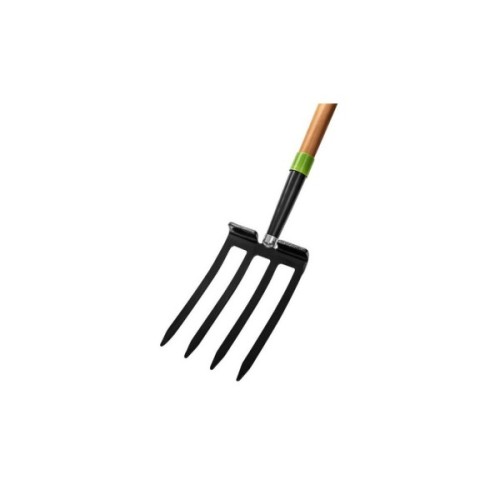 Вила Verto для копання, руків'я дерев'яне D-подібне, 127см (15G041)