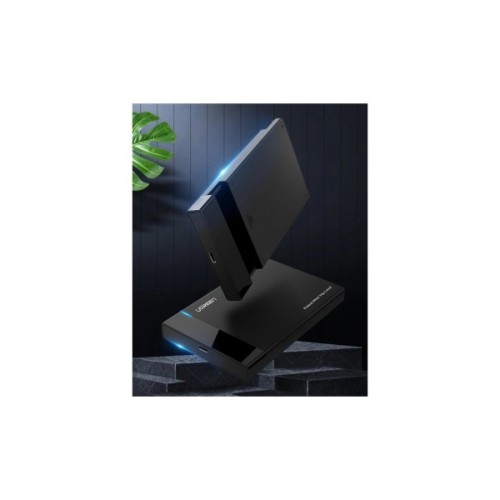 Кишеня зовнішня Ugreen USB 3.0 to M.2 SATA SSD US221 black (30848)