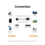 Перехідник VGA M to HDMI F CM513 black Ugreen (50945)