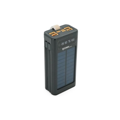 Батарея універсальна 7GO 30000mAh, 22.5W, Solar, LCD Display (GPW-09 / 45945)