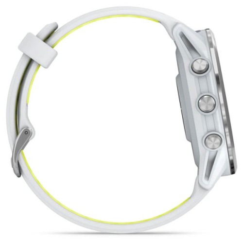 Смарт-годинник Garmin Forerunner 970, Whitestone/Amp Yellow, GPS (010-02969-11)