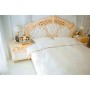 Постільна білизна MirSon Сатин Premium Corner Moko White 2х160х220 (2200001717664)