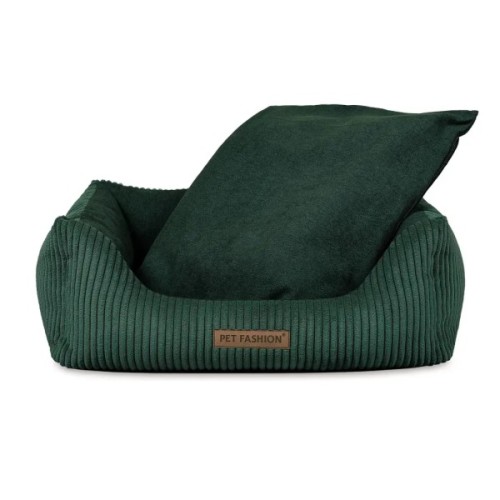 Лежак для тварин Pet Fashion DEVID 62х50х19 см смарагдовий (4823082444533)