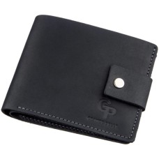 Портмоне Grande Pelle У вінтажному стилі Чорне (11228)