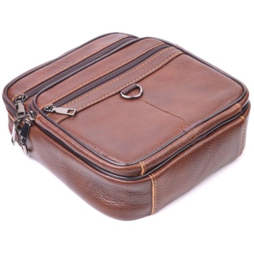 Сумка Vintage З натуральної шкіри Коричнева (21279)