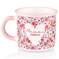 Чашка Ardesto Mom, 400мл, кераміка, багатокольоровий (AR3097)