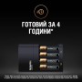 Зарядний пристрій для акумуляторів Duracell CEF14, 4 години, 1 шт. (Includes 2 AA1300mAh & 2 AAA750mAh) (5007497 / 5004990)