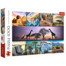 Пазл Trefl Колаж - Африка 1000 елементів (5900511107920)