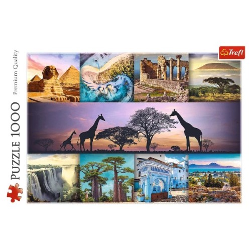 Пазл Trefl Колаж - Африка 1000 елементів (5900511107920)