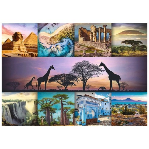 Пазл Trefl Колаж - Африка 1000 елементів (5900511107920)