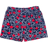 Шорти дитячі Lovetti трикотажные с сердечками (8051-92G-blue)