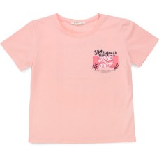 Футболка дитяча Breeze HAPPY (19698-140G-peach)