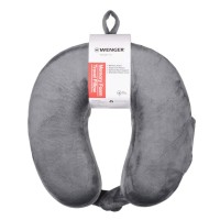 Туристична подушка Wenger Memory Foam Travel Neck Pillow, сірий (611884)