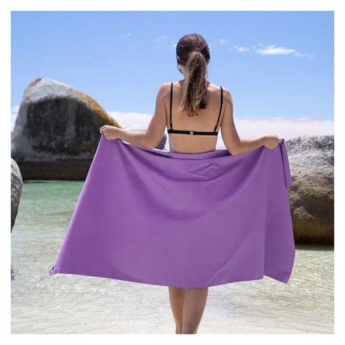 Туристичний рушник Naturehike Fitness NH20FS009 антибактеріальний 100 х 30 фіолетовий (6927595750117)