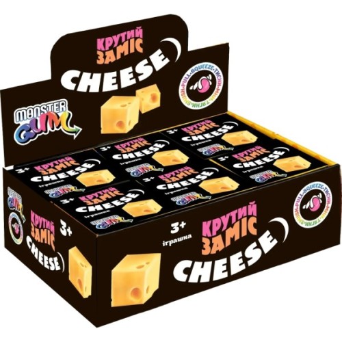 Антистрес Monster Gum Крутий заміс Сир 10 см (T23822)