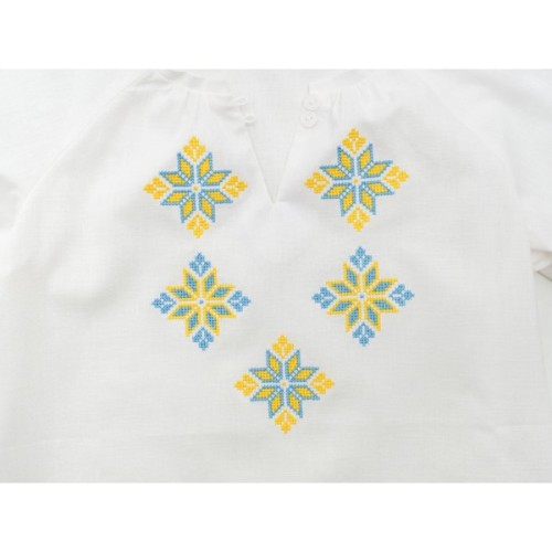 Сорочка дитяча Brilliant з вишивкою Flower (24110-128G-cream)