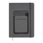 Тижневик Buromax недатований COMBI, A5, сірий, штуч.шкіра 336 сторінок (BM.20500-09)