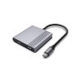 Концентратор Cablexpert USB-C 4-in-1 2xHDMI + 1xUSB 3.2 + 1xUSB-C PD 85W (A-CM-COMBO3-04)