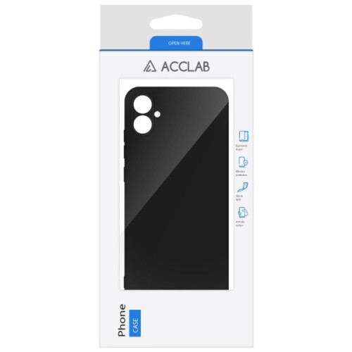 Чохол до мобільного телефона ACCLAB Silicone Case Samsung Galaxy A04e Black (1283126601453)