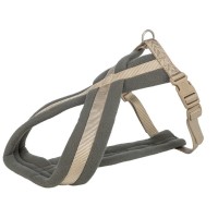 Шлея для собак Trixie Premium туристична S 35–65 см 20 мм пісочна (4053032677166)