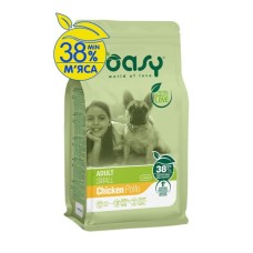Сухий корм для собак OASY LIFESTAGE Adult Small курка 1 кг (8053017348803)