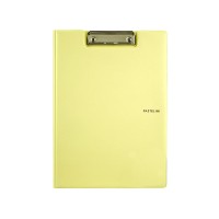 Клипборд-папка Axent Pastelini з металевим кліпом А4 вініл Жовта (2514-26-A)