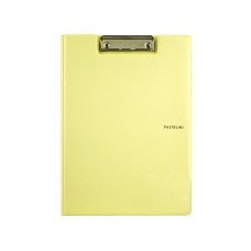 Клипборд-папка Axent Pastelini з металевим кліпом А4 вініл Жовта (2514-26-A)