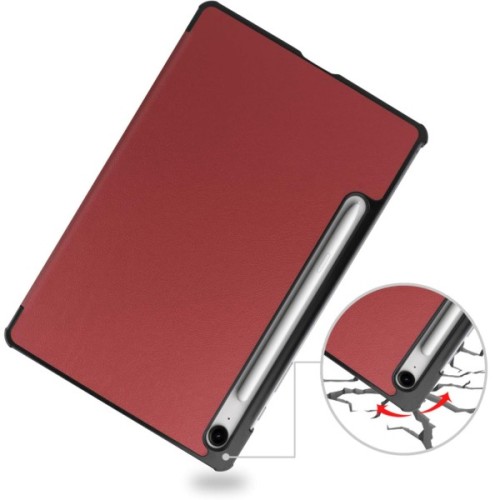 Чохол до планшета BeCover Smart Case Samsung Galaxy Tab S10 FE Plus (SM-X620/SM-X626) 13.1" Red Wine (713385)