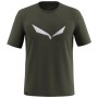 Футболка Salewa Solidlogo Dri-Release 27018 5280 - 52/XL - темно-оливковий (013.012.1633)